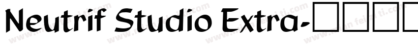 Neutrif Studio Extra字体转换